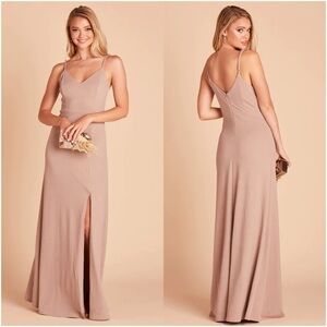 BIRDY GREY Jay Crepe Dress In Taupe